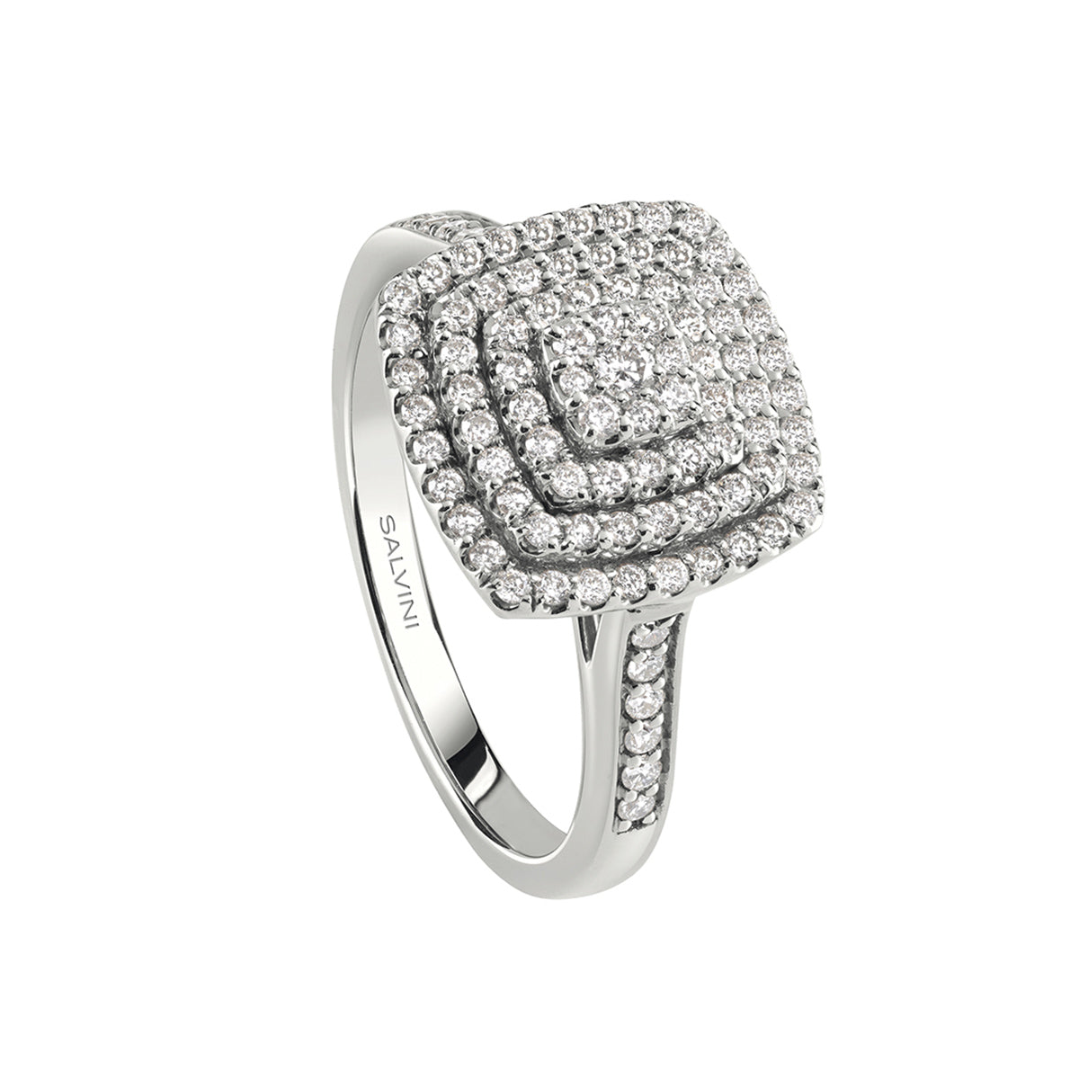 Anello Quadrato Bagliori