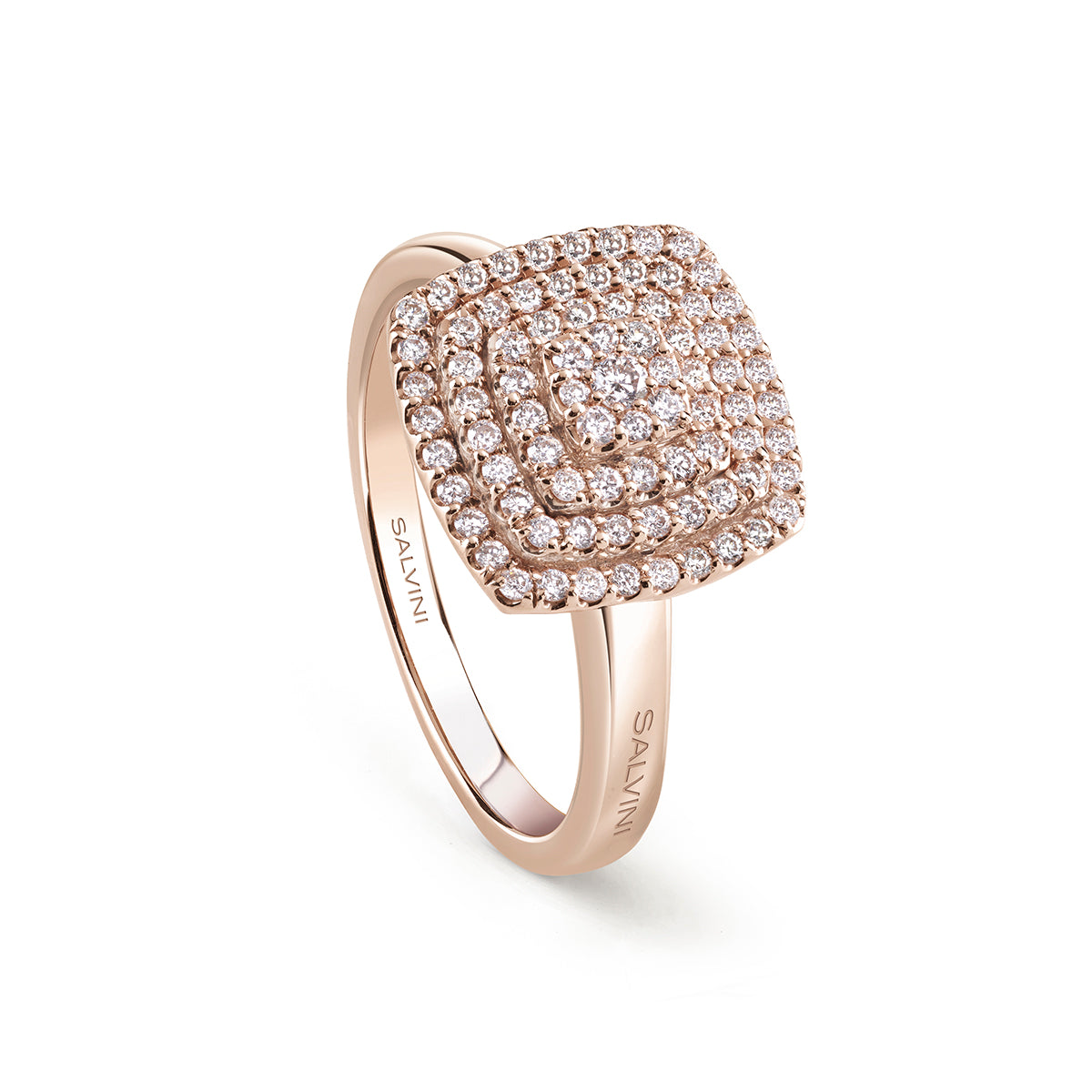 Anello Quadrato Bagliori