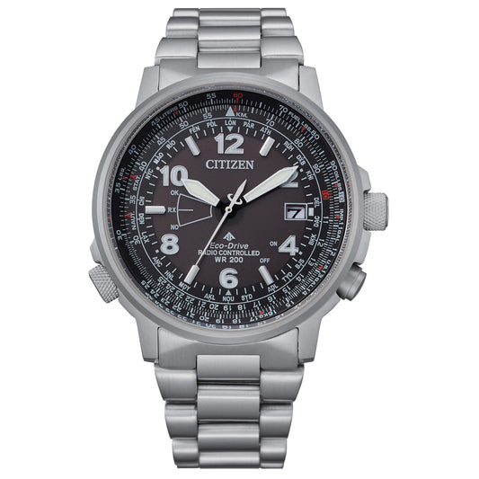 Orologio Uomo Eco-Drive Subacqueo Radiocontrollato